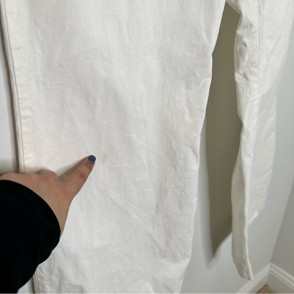 Anthropologie Maeve ‘70s Flare Pant in Ivory White - Picture 4 of 9